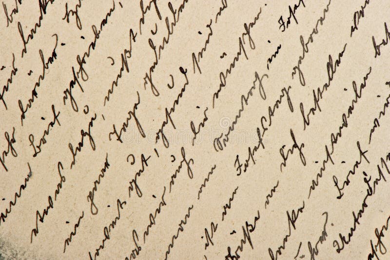 Met de hand geschreven kalligrafische Engelse tekst Digitale document achtergrond stock fotografie Met de hand geschreven kalligrafische Engelse tekst Digitale document achtergrond stock fotografie