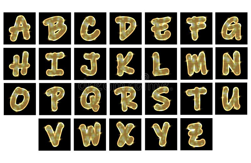 Alphabetical Letters Gold Metal Stock Illustrations – 222 Alphabetical  Letters Gold Metal Stock Illustrations, Vectors & Clipart - Dreamstime