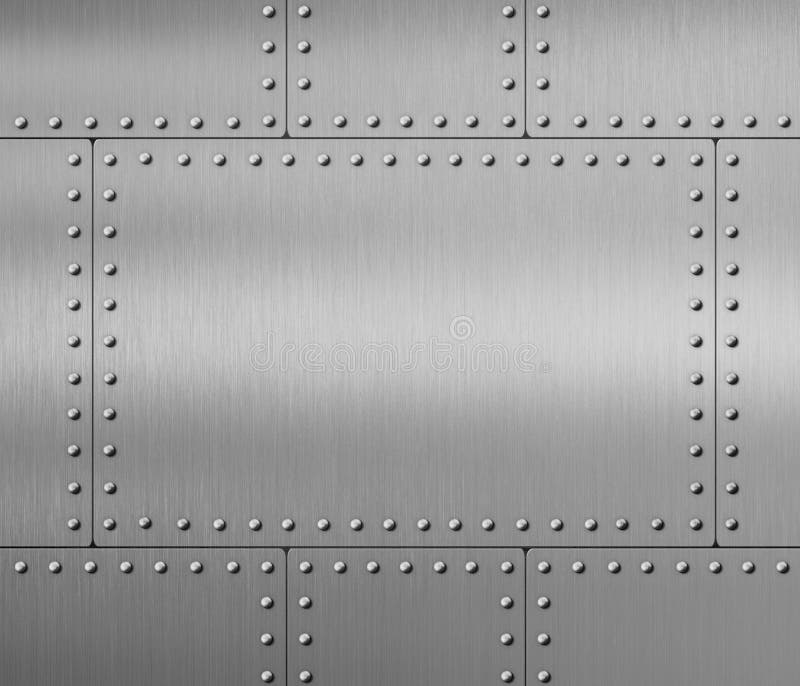 Armour Metal Background Rivets Stock Illustrations 439 Armour Metal