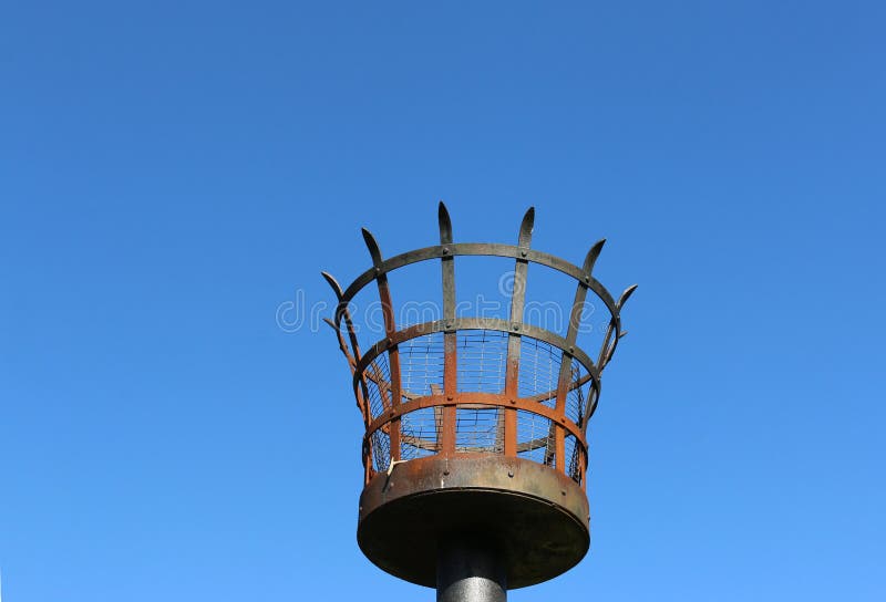 Old Fire Beacon Lyme Regis Dorset Stock Photo Image of countryside