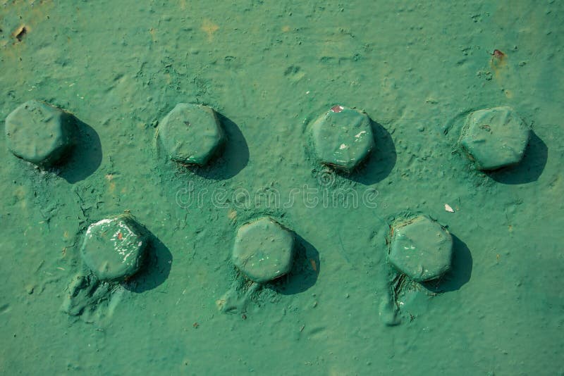 Metal beams with screws stock photo. Image of engineering 93273706