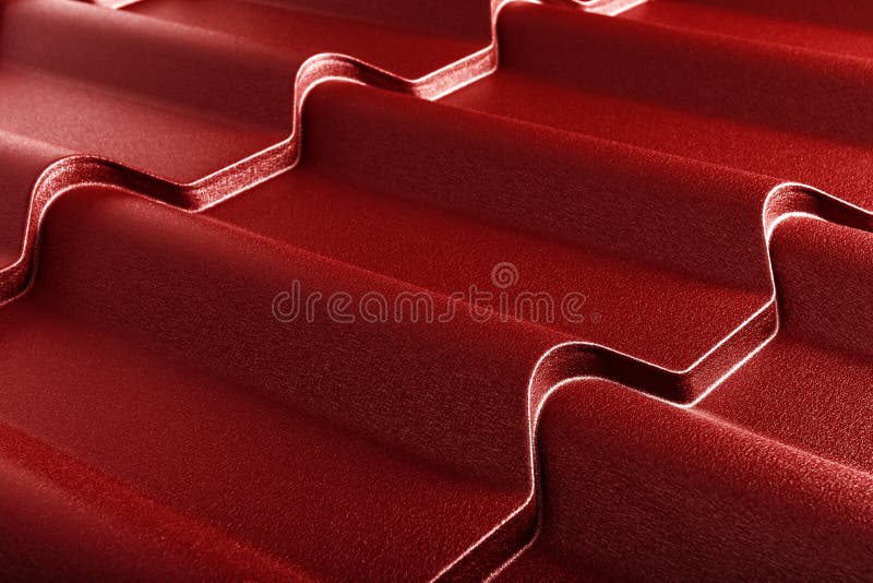 Metal belägger med tegel Modernt taklägga material Diagonalen texturerar arkivfoto Metal belägger med tegel Modernt taklägga material Diagonalen texturerar arkivfoto