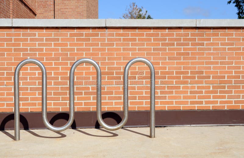 Bike rack stock image. Image of ride, rack, metal, bike 31337151