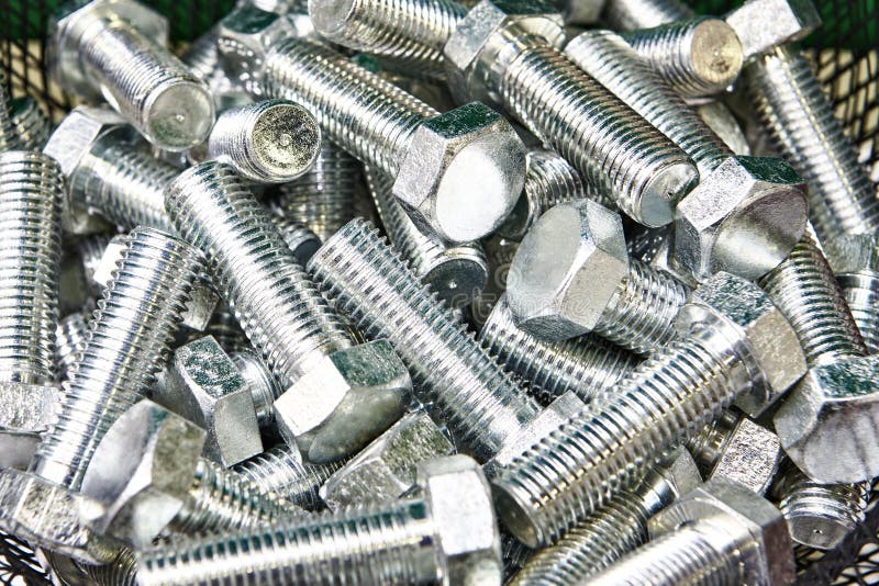 Metal bolts stock photo. Image of thread, assortment 262163836