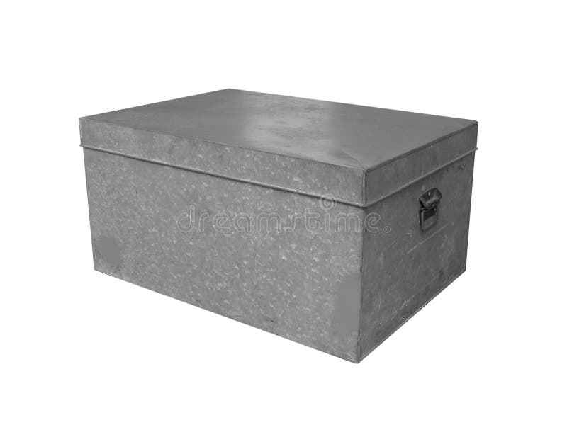 Metal box stock image. Image of zinc, steel, housework 60139069