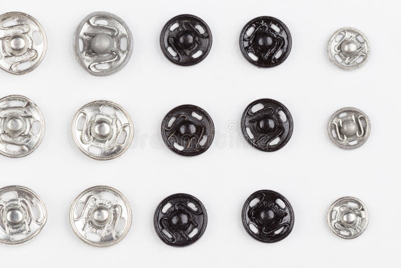Metal buttons stock photo. Image of denim, buttons, garment 61594268