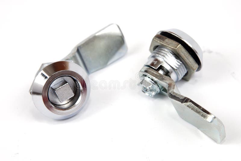 Metal lock stock photo. Image of steel, interior 152153212