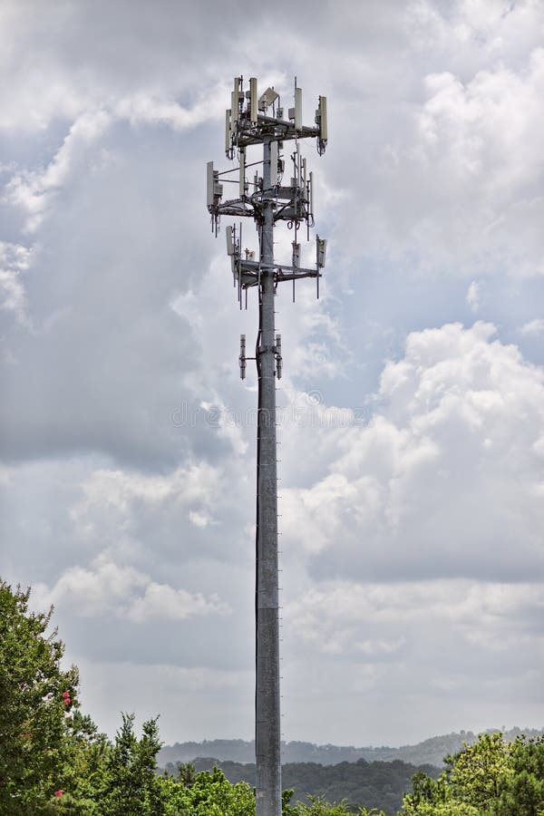 Today communication is everything. This sturdy metal tower supports communication equipment and is designed to outlast severe weather. Climbing supports on the side of the pole. Today communication is everything. This sturdy metal tower supports communication equipment and is designed to outlast severe weather. Climbing supports on the side of the pole.