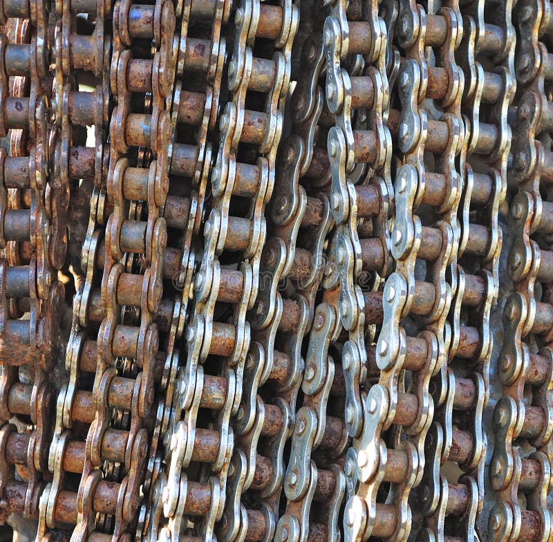 Metal chain background stock image. Image of gear, equipment 26980501