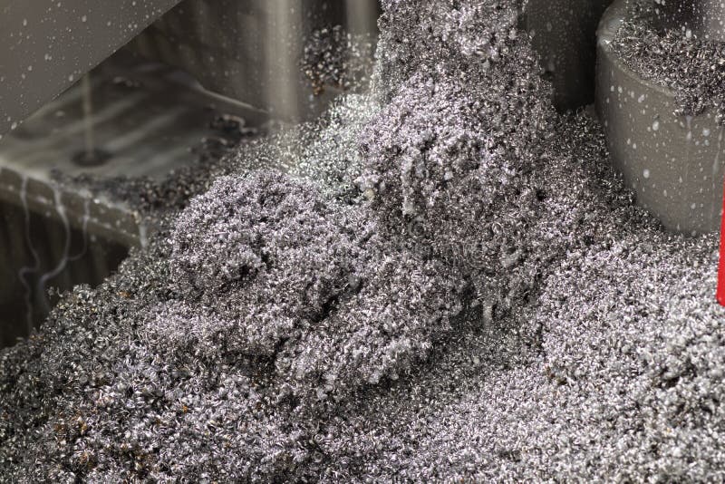 Metal chip from machining process using for raw material in melting process. Metal chip from CNC machining process using for raw material in melting process ; recycled matrial environmental friendly