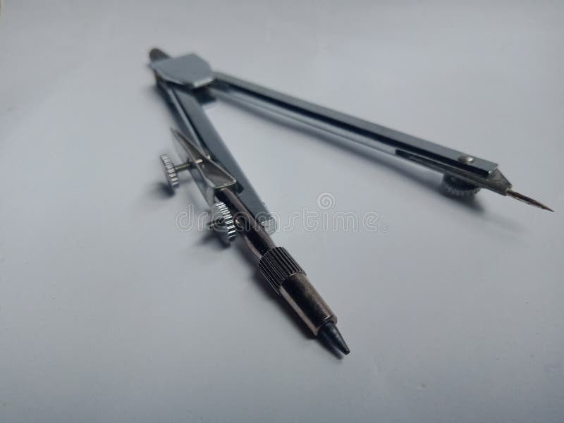 Metal Compass Photo for Drawing Circle Stock Photo Image of circle, compass 240410812