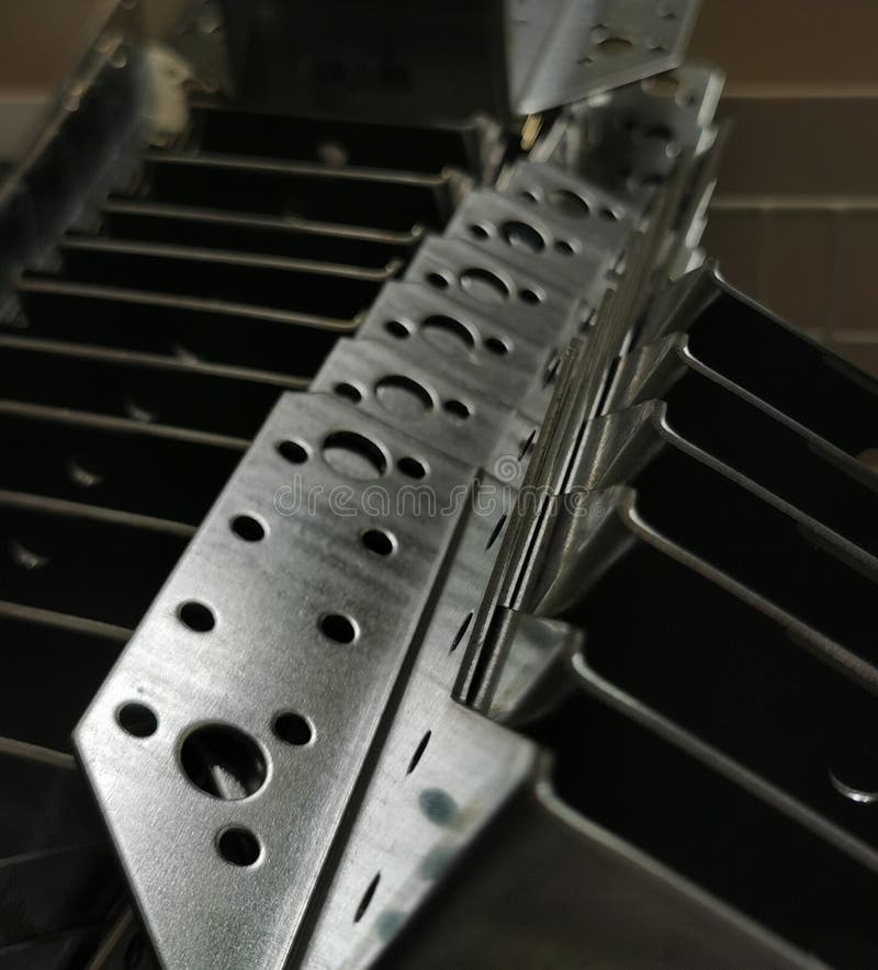 Metal Corners of the Part for Construction and Repair Stock Image