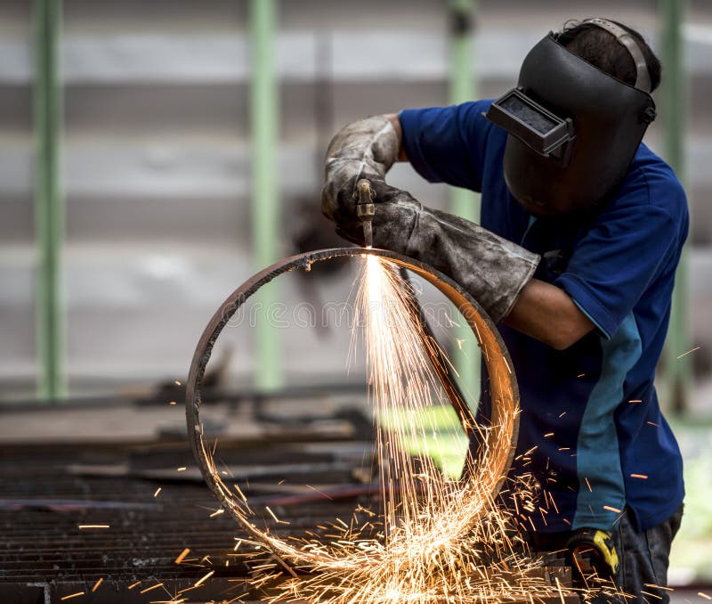 Metal cutting device stock image. Image of pipes, close 41281153