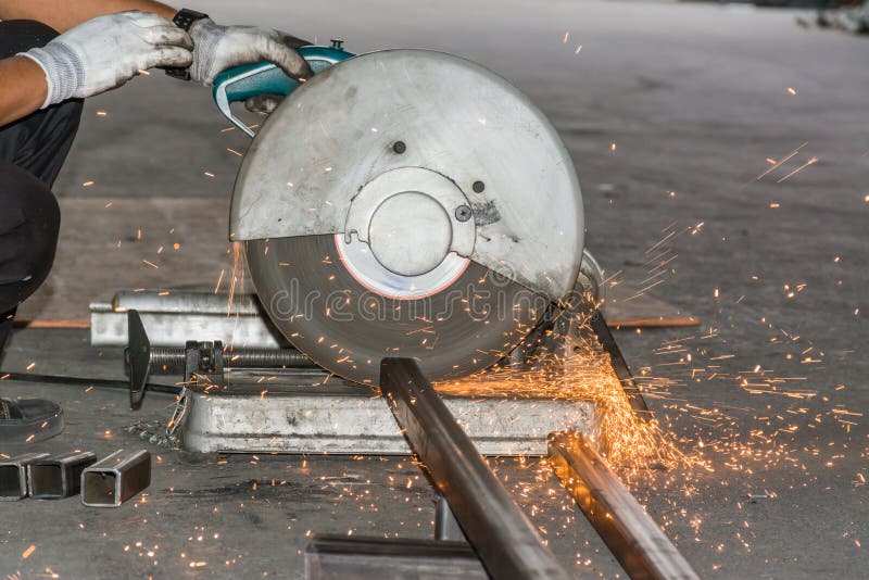 Metal cutting machines stock photo. Image of efficiency 66522878