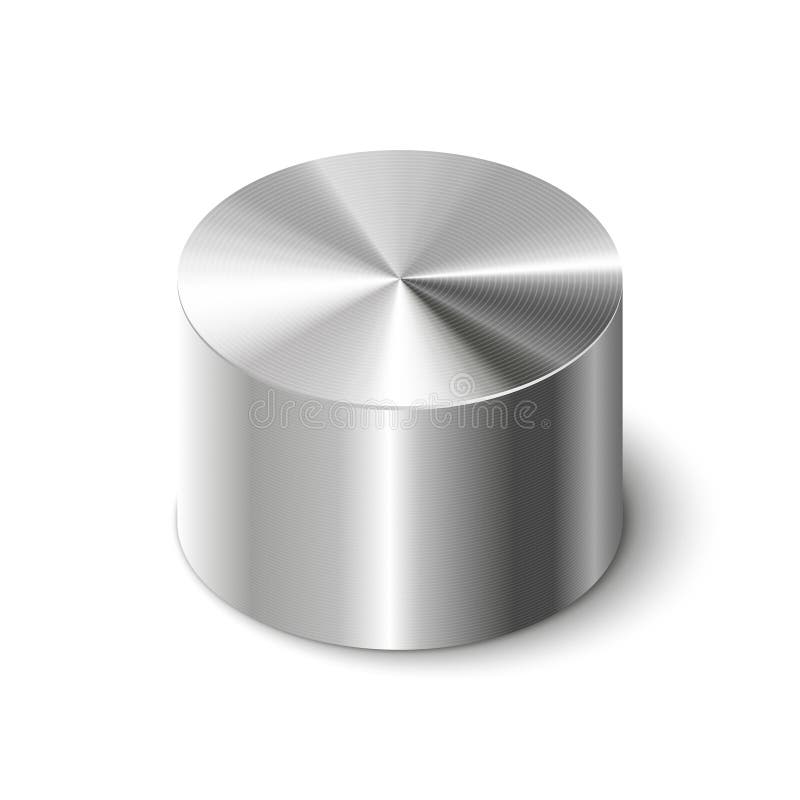 Metal cylinders stock illustration. Illustration of head 8616428