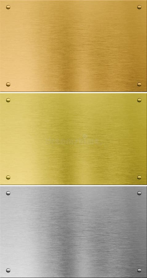 Metal de alta calidad de la plata, del oro y del bronce imagen de archivo Metal de alta calidad de la plata, del oro y del bronce imagen de archivo