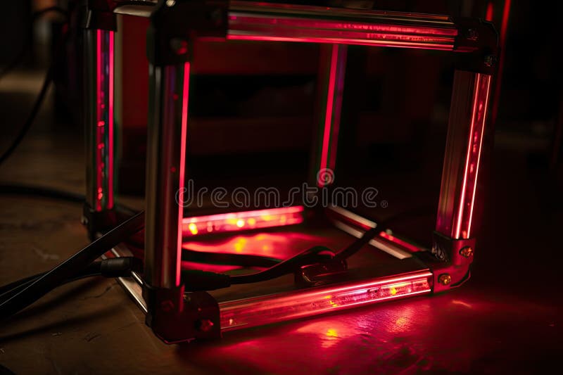 Metal Detector Frame with Closeup of Metal Detecting Shovel Stock