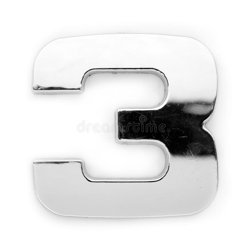 Metal digit - 3