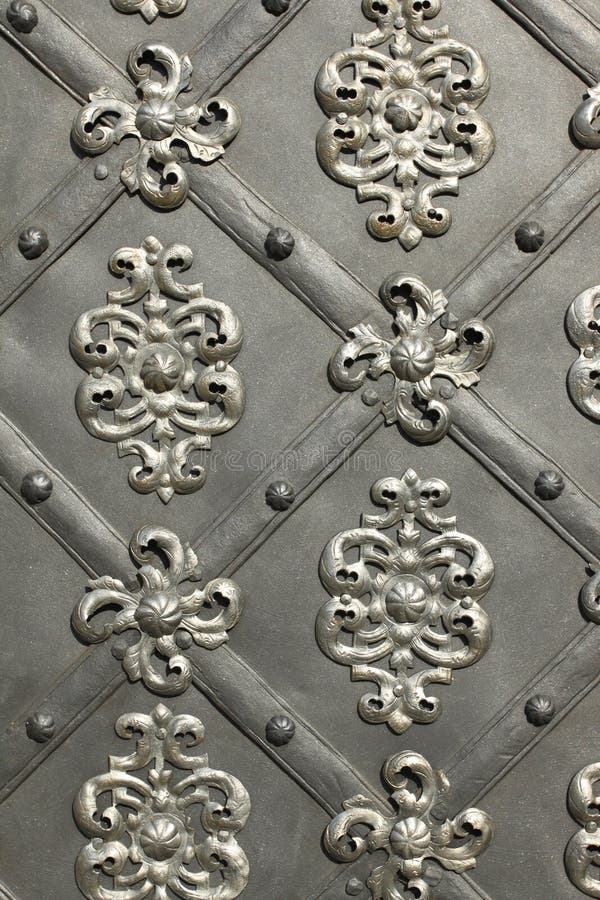 Metal door royalty free stock image