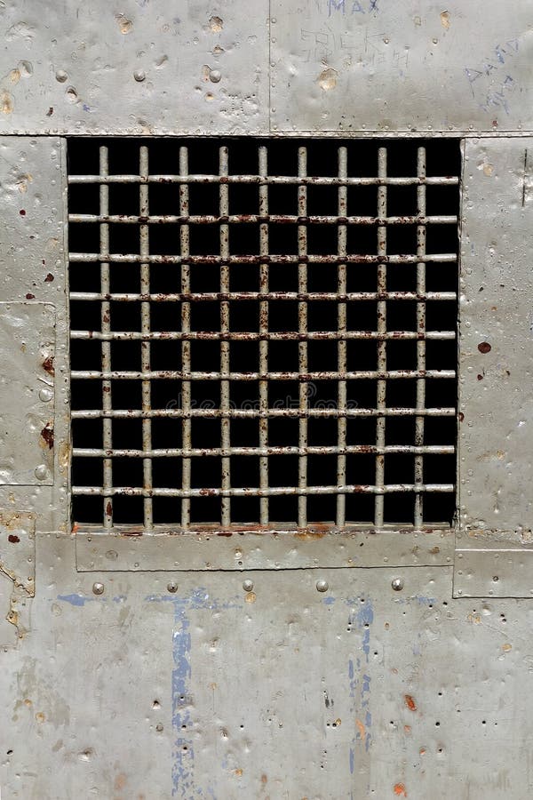 Metal door detail royalty free stock images