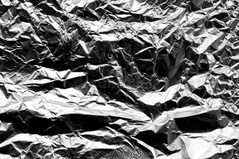 Metal Foil Texture in Black and White Stock Photo Image of blank