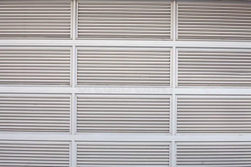 Metal garage door stock image. Image of garage, style 51401633