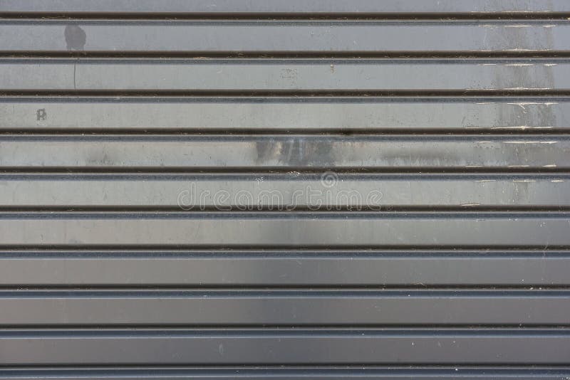 Metal garage door stock image. Image of pattern, detail 82108931