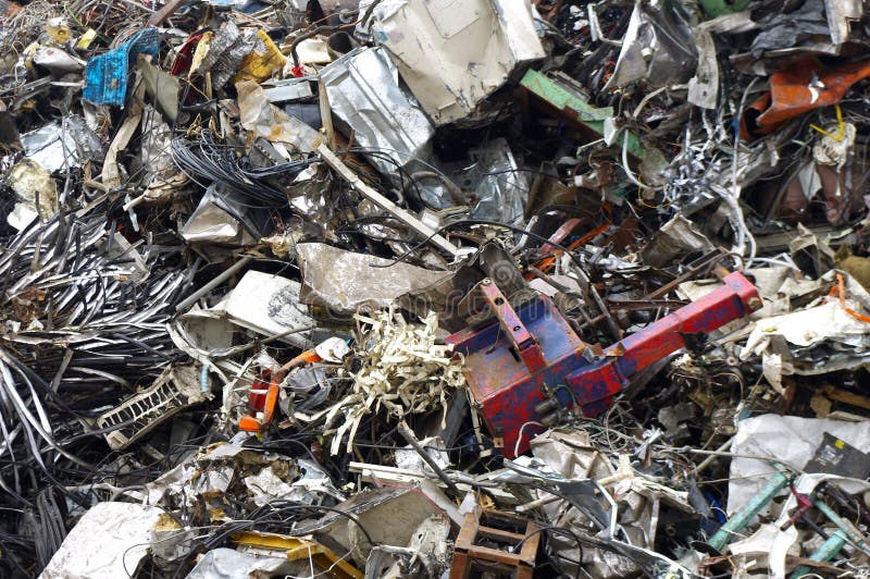 Metal garbage stock photo. Image of grungy, metallic 23603968