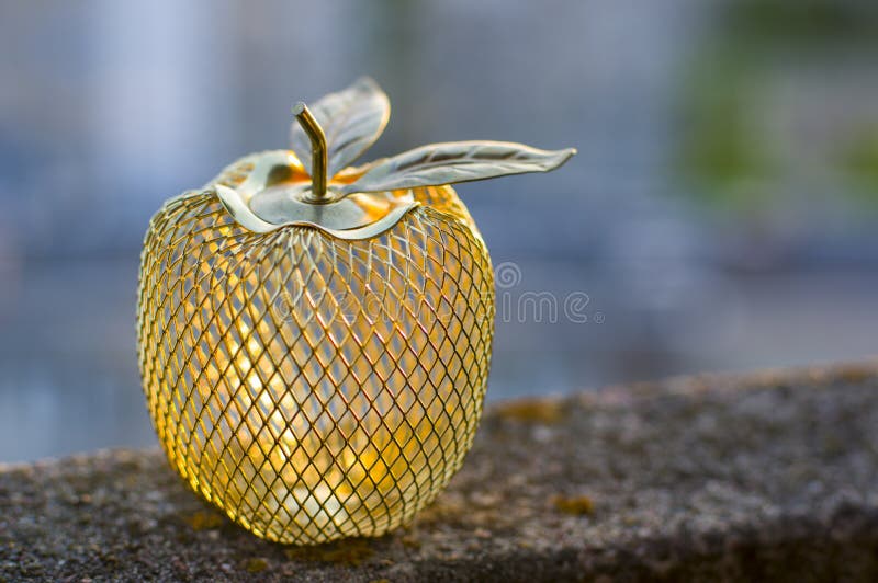 Gold Apple Stock Photo - Download Image Now - Gold - Metal, Gold