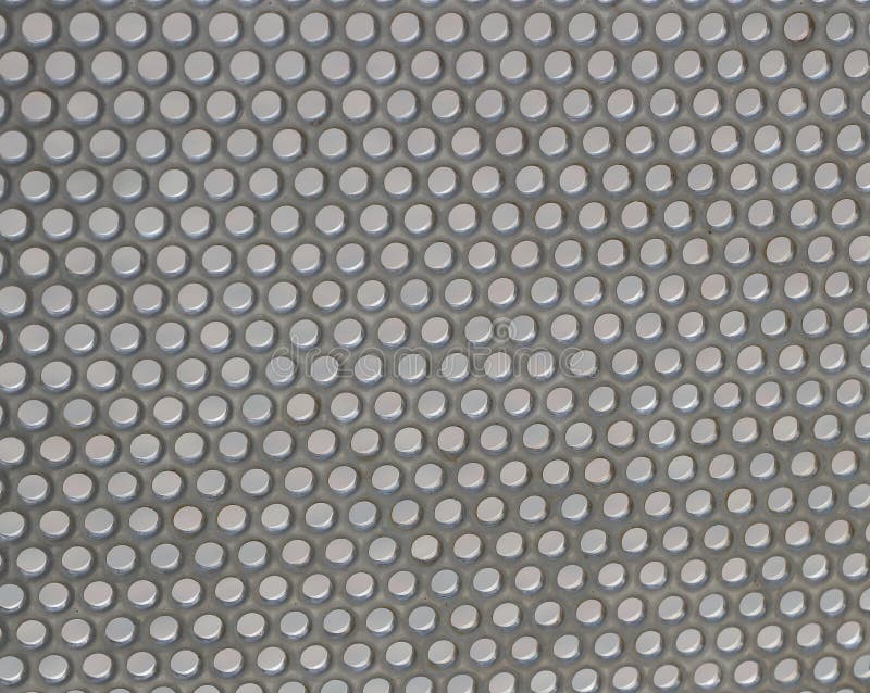 Metal Grate With Circular Patterns Stock Photo - Image of round ...