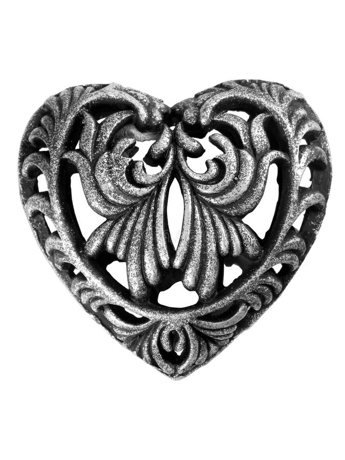 Metal Heart stock image. Image of decoration, decor, grunge 20645669