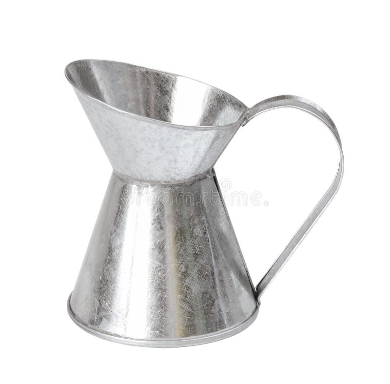 Metal jug stock photo. Image of pitcher, bucket, steel 48379914