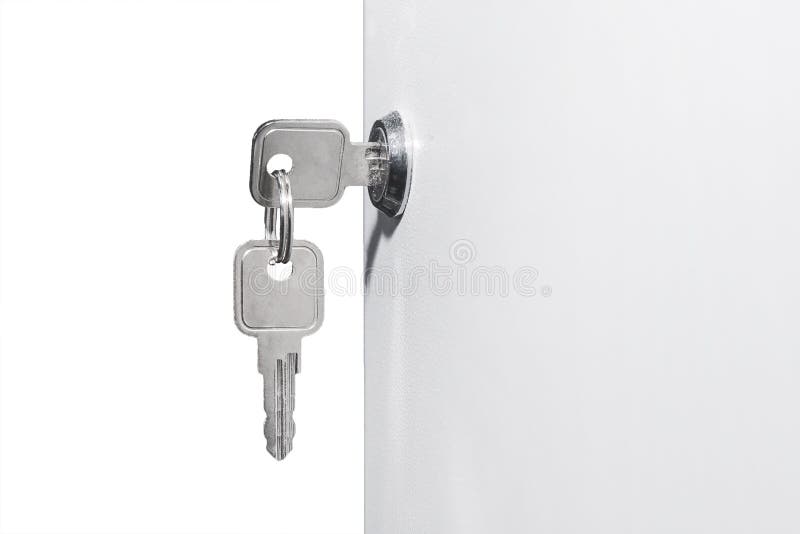 Metal Key in the Socket Connector of the Electrical Box. Safety and