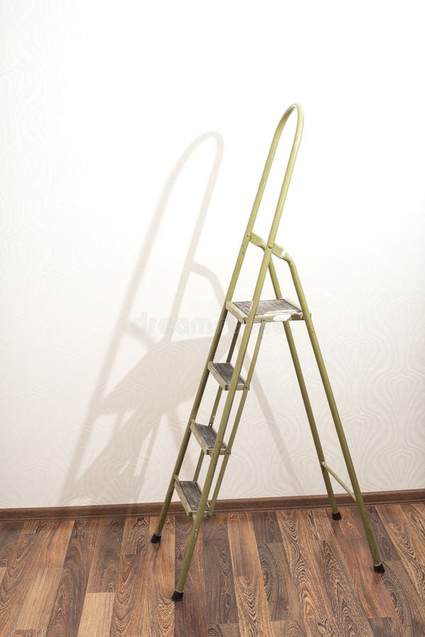 Metal Ladder in interior stock photo. Image of stairway 61504800