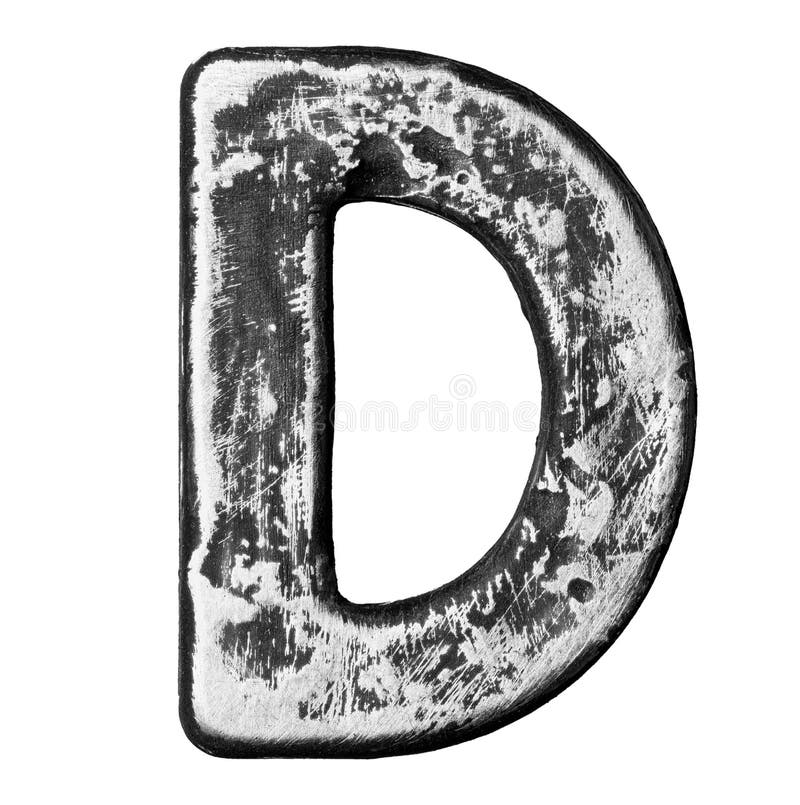 Metal letter stock photo. Image of grungy, grunge, plate - 28708868