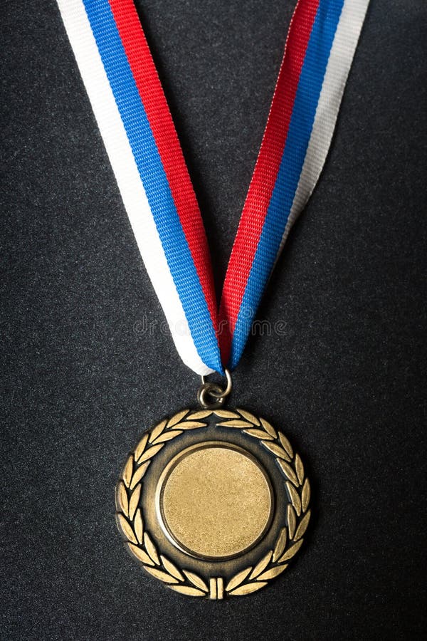 Metal medal stock photo. Image of successful, reward 25924430