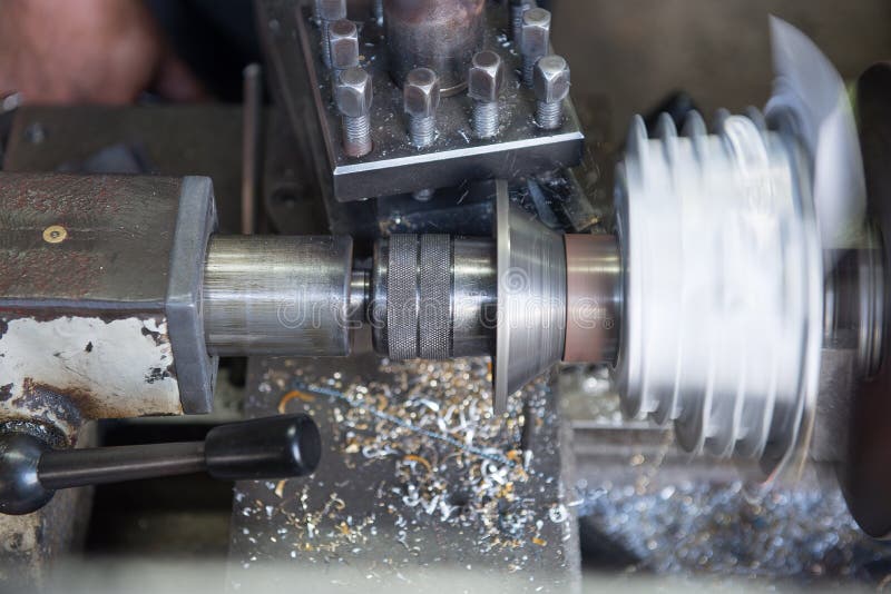 Metal milling machine stock photo. Image of removing 47668934