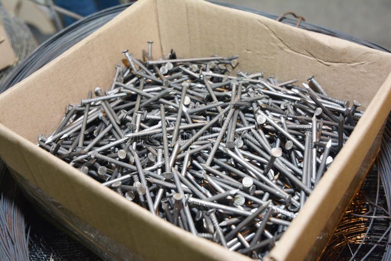 Metal nails stock photo. Image of heap, carpentry, tools 15211330