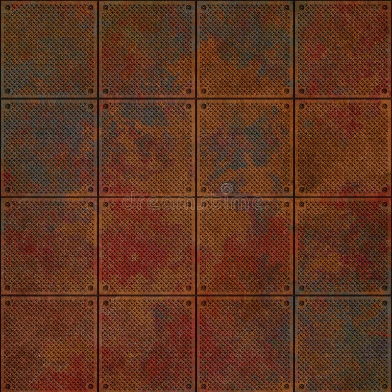 Metal oxidado ilustração royalty free Metal oxidado ilustração royalty free