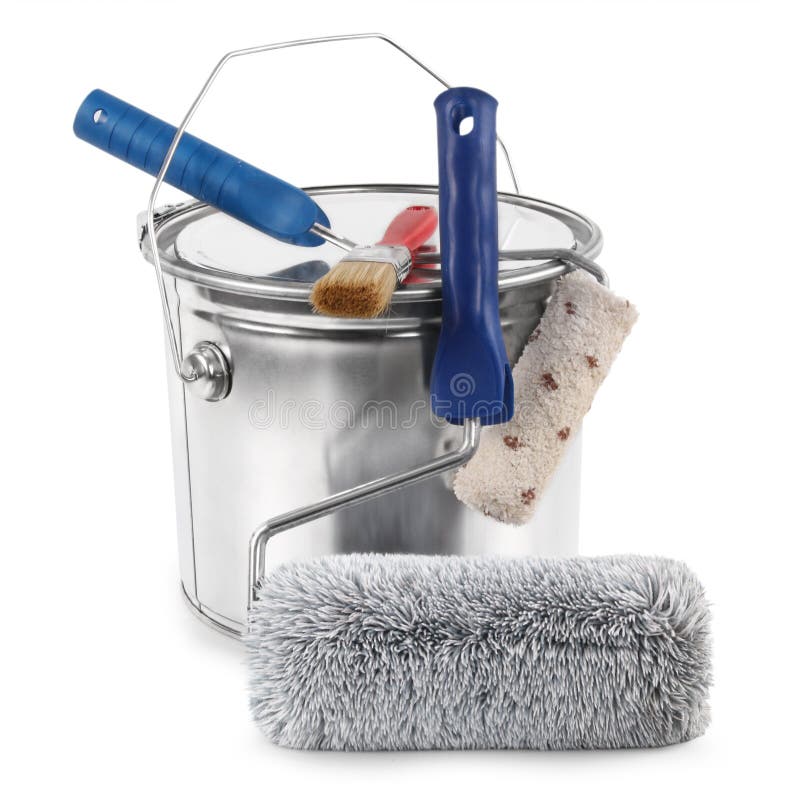 Metal painting Pail stock photo. Image of metal, included 144216014