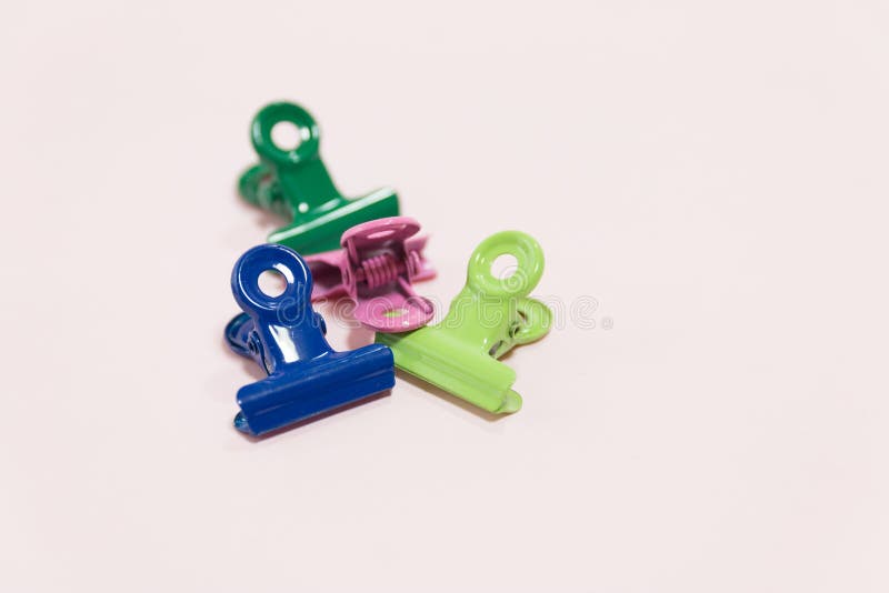 Metal Paper Clip stock photo. Image of papers, colours 50177194