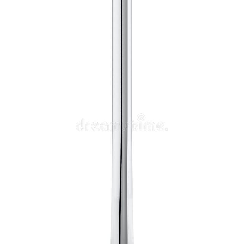 Metal pipe isolated on white royalty free stock photo