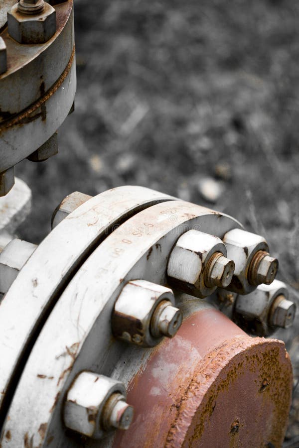 Metal pipe junction stock photo. Image of industrial, macro 5220386