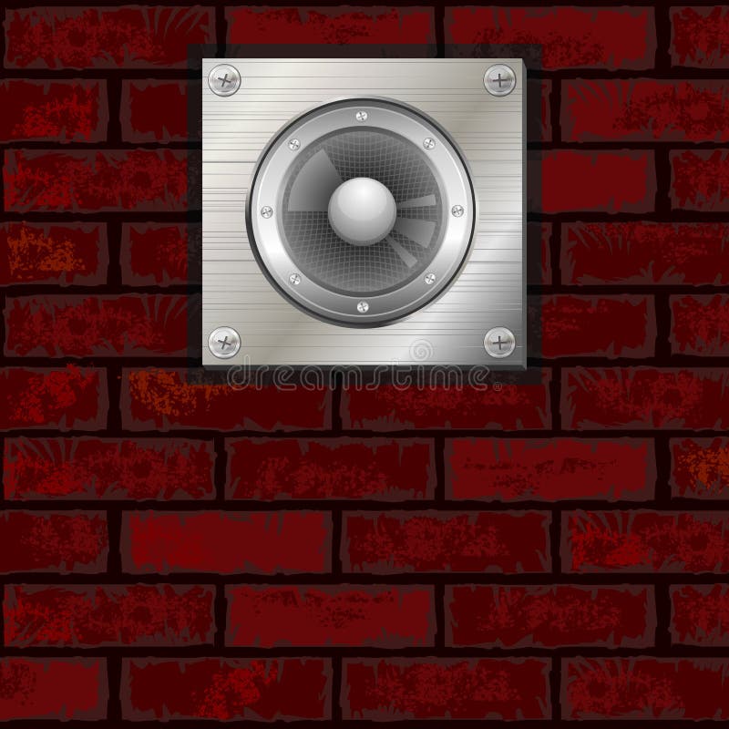 Brick Wall And Speaker Royalty Free Stock Photography Image 30283857