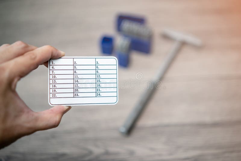Metal Plates for Stamp Seed Phrase, Secure and Save Password. Hardware  Cryptocurrency Wallet Stock Photo - Image of block, crypto: 235420876