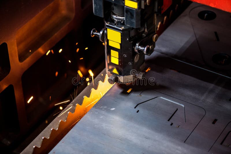 Metal processing royalty free stock image