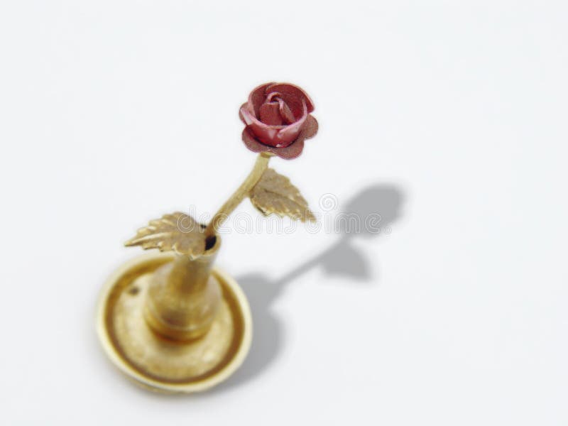 Download Metal Rose stock photo. Image of chintzy, holder, kitsch - 20632