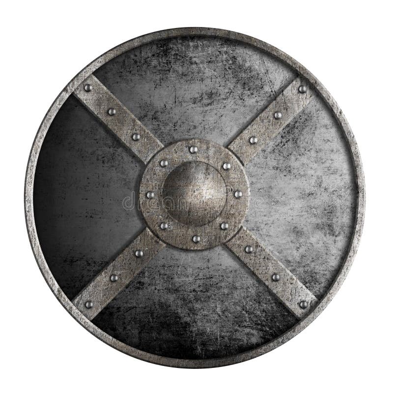 Medieval Round Shield with Two Swords Coat of Arms Stock Image - Image of  antique, crest: 39999355