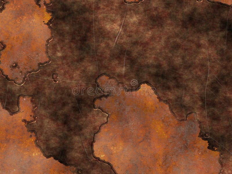 Metal rusty scratch texture stock illustration