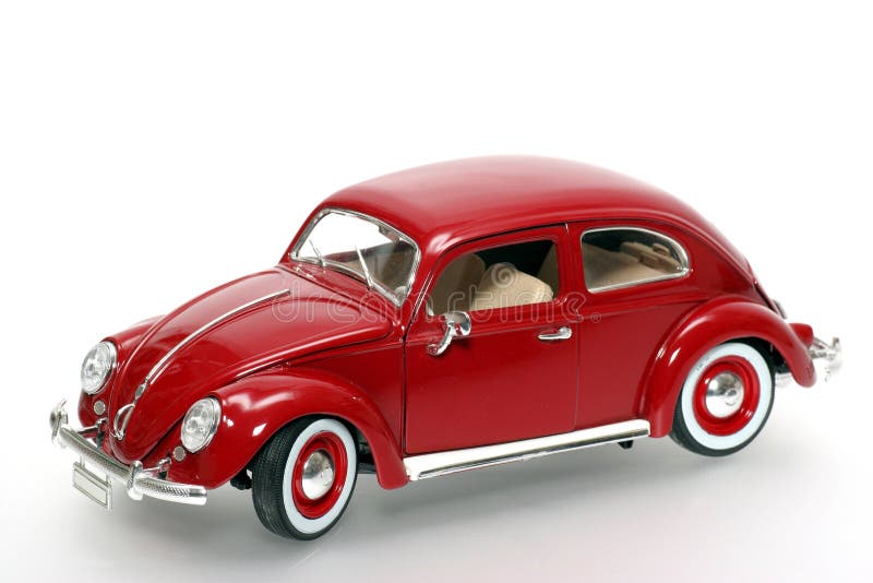 Metal scale toy model old VW Beatle 1955